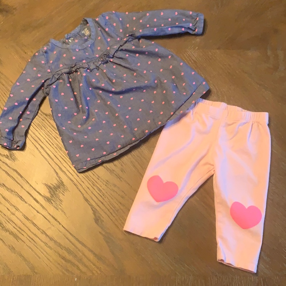 Girls heart outfit